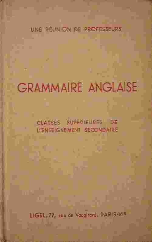 Grammaire anglaise - Collectif - Livre