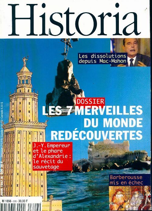 Historia n°606 : Les 7 merveilles du monde redécouvertes - Collectif - Livre