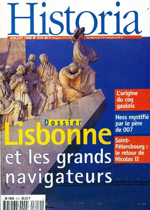 Historia n°619 : Lisbonne et les grands navigateurs - Collectif - Livre