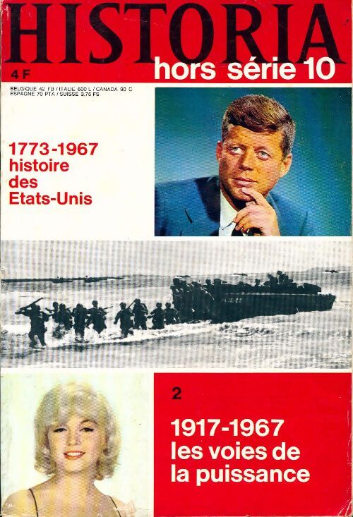 Historia hors-série n°10 : 1773-1967, histoire des Etats-Unis - Collectif - Livre