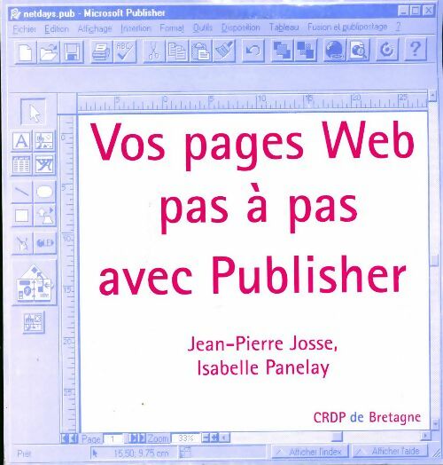 Vos pages web pas à pas avec Publisher - Isabelle Panelay - Livre