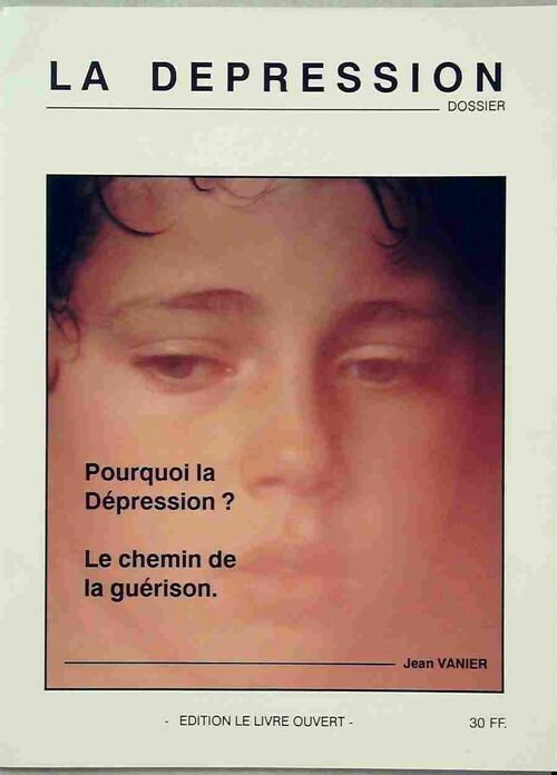 La dépression - Jean Vanier - Livre