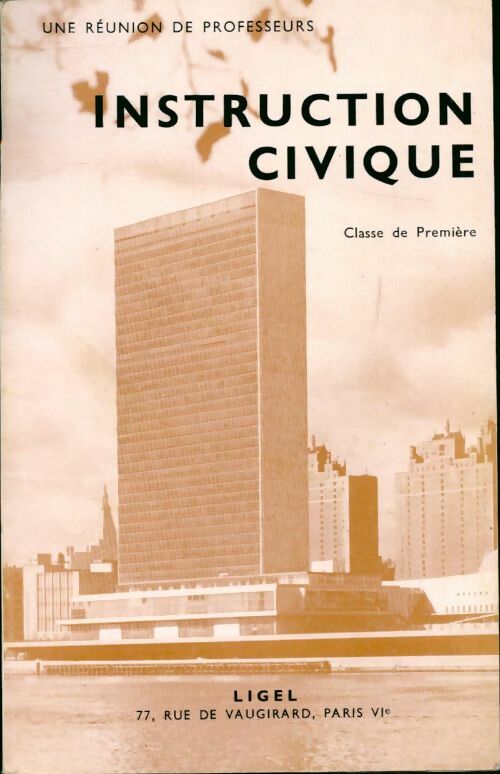 Instruction civique première - Collectif - Livre