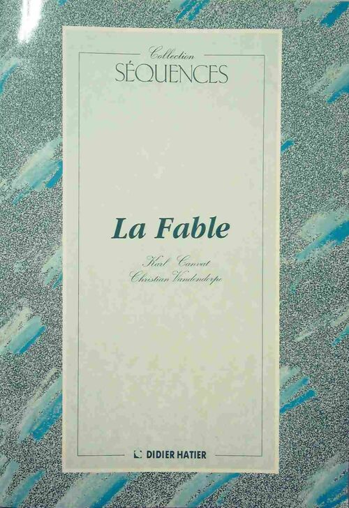 La fable - Karl Canvat - Livre