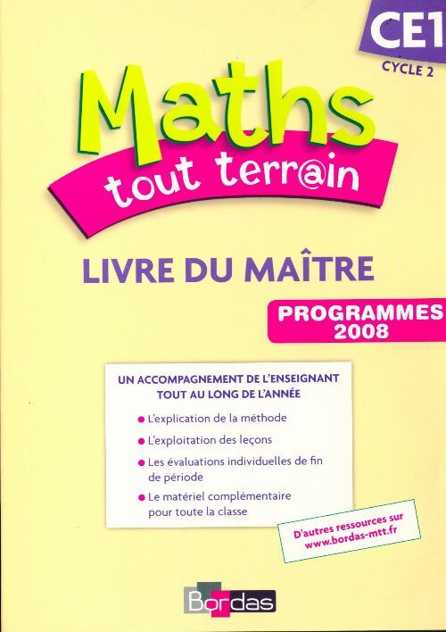 Maths tout terr@in CE1. Livre du maître - Alfred Errera - Livre