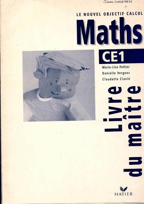 Maths CE1. Livre du maître - Marie-Lise Peltier - Livre