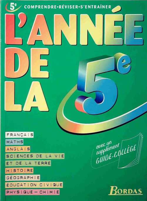 L'année de la 5e - Sophie Pailloux-Riggi - Livre