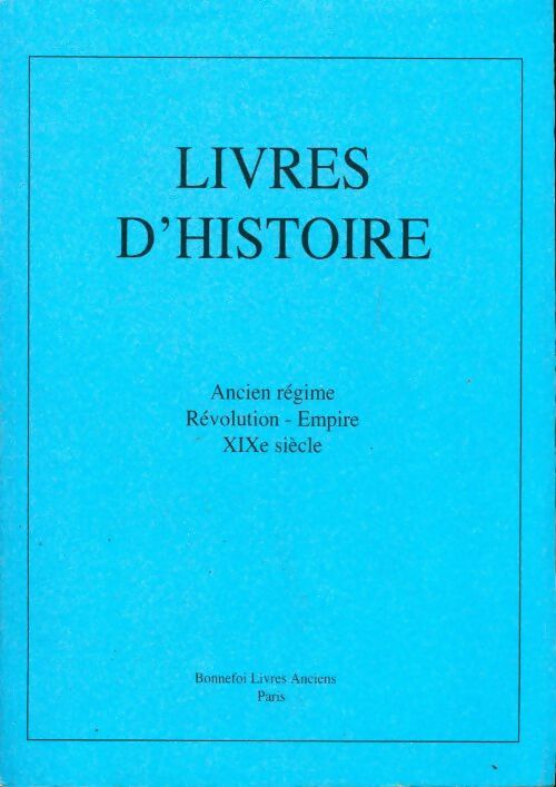 Livres d'histoire n°109 - Inconnu - Livre