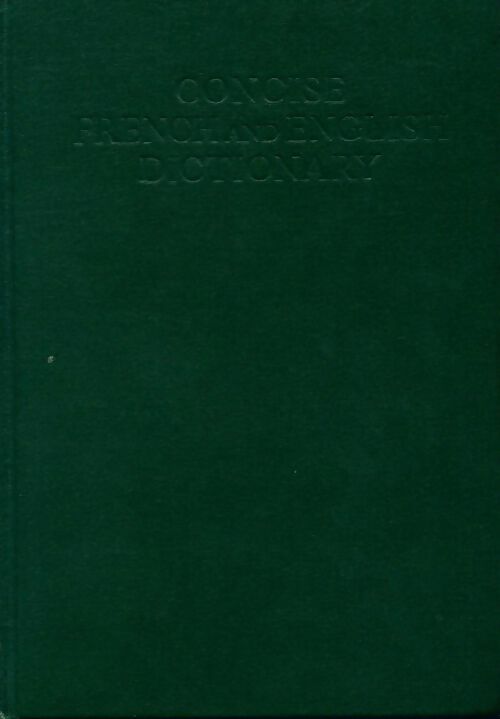Concise french and english dictionnary - R.P. Jago - Livre