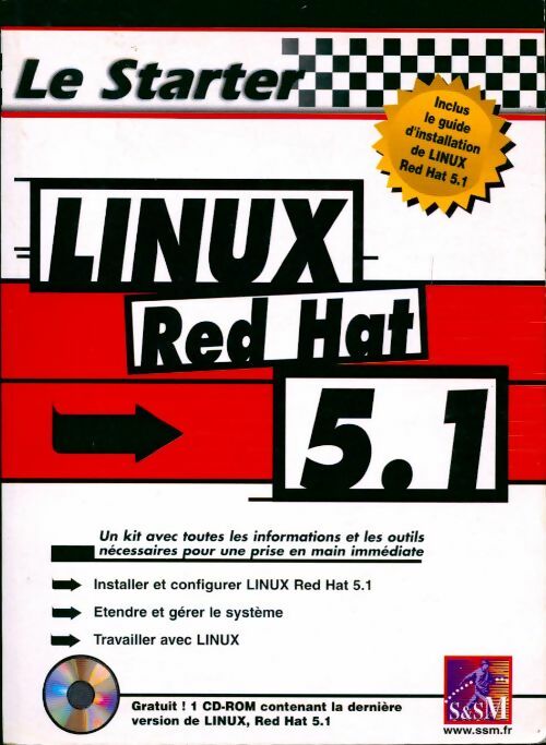 Le starter linux red hat 5.1. avec CD-ROM - Collectif - Livre