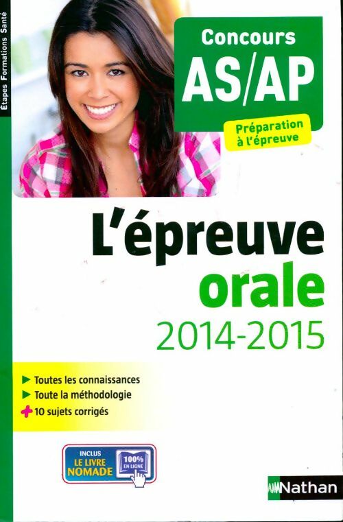 Concours AS/AP. L'épreuve orale 2014-2015 - Élisabeth Baumeier - Livre