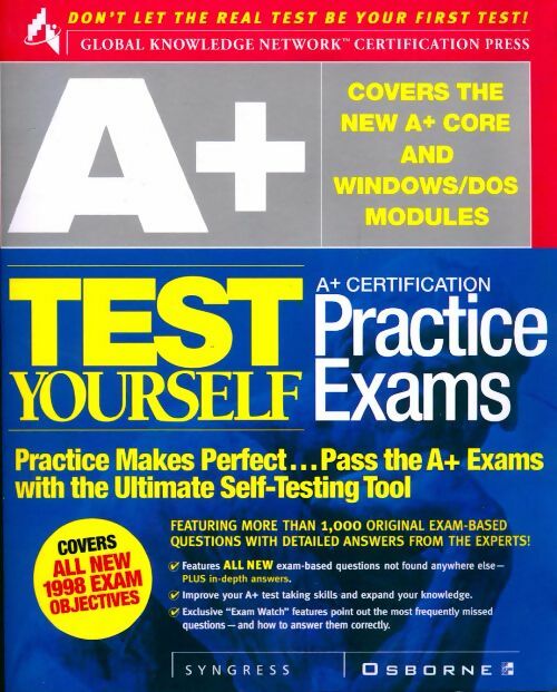 A+ certification test yourself practice exams - Collectif - Livre