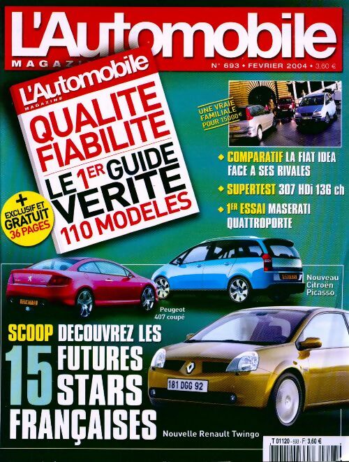 L'automobile magazine n°693 : Enquête qualité-fiabilité - Collectif - Livre