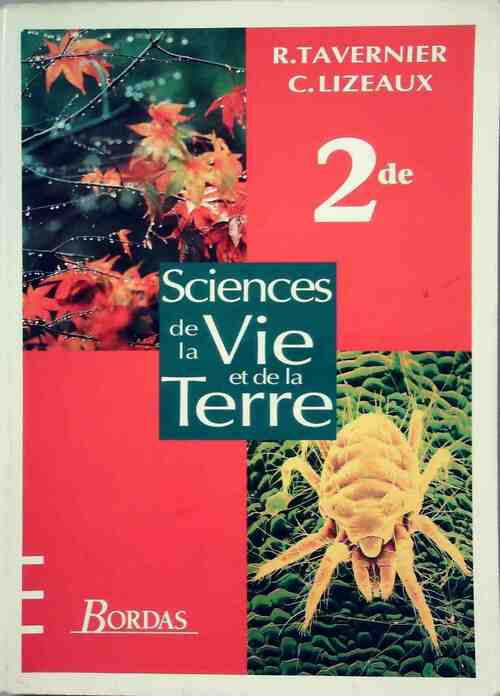 Sciences de la vie et de la terre Seconde - René Tavernier - Livre