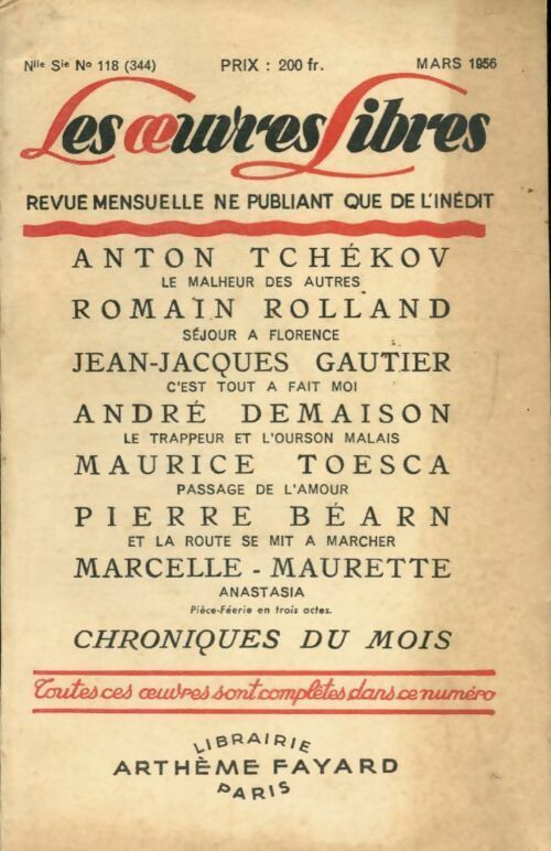 Le malheur des autres / Séjour à Florence / C'est tout a fait moi / ... - Collectif - Livre