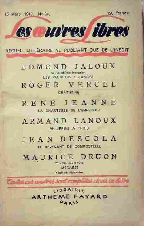 Les réunions étranges / Gratienne / La chanteuse de l'empereur / Philippine à trois / ... - Collectif - Livre