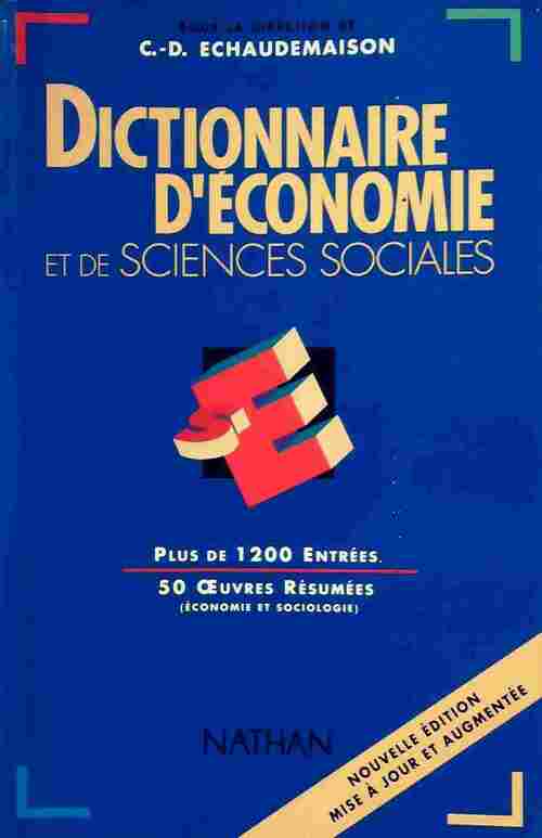 Dictionnaire d'économie et de sciences sociales - Collectif - Livre
