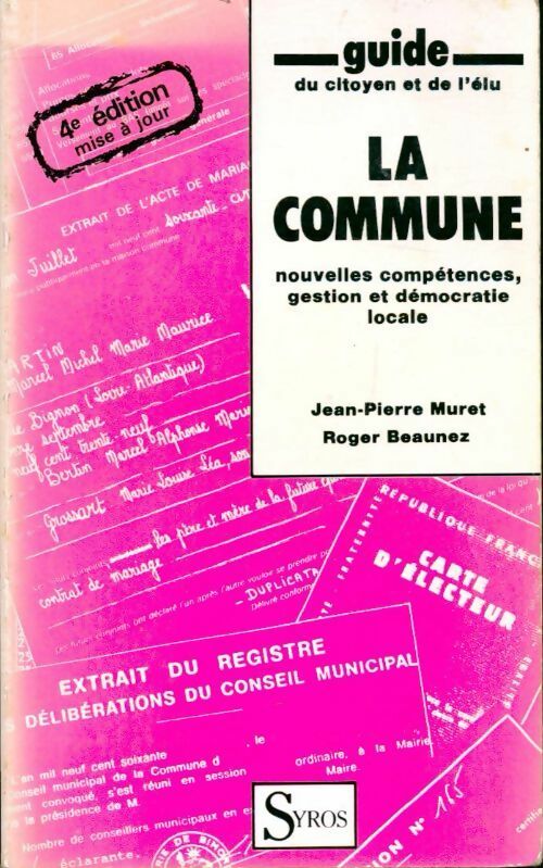 La Commune - Jean-Pierre Muret - Livre