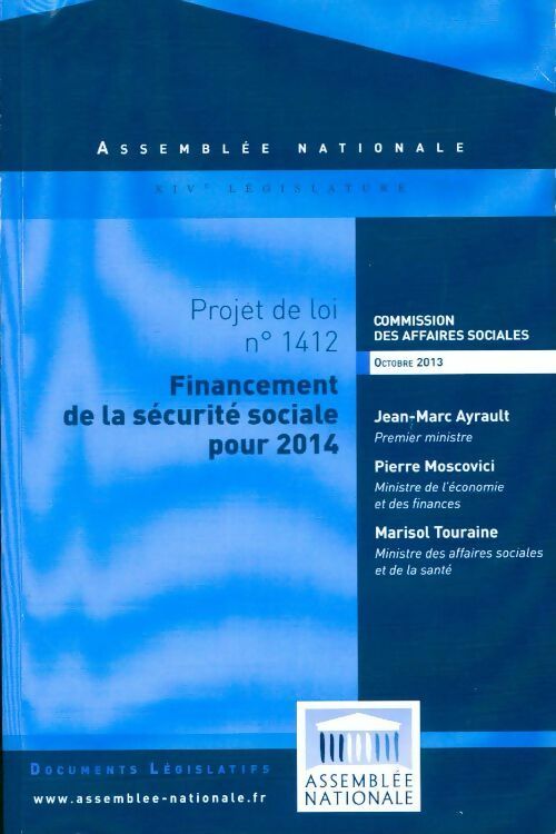 Financement pour la Sécurité Sociale pour 2014 - Collectif - Livre