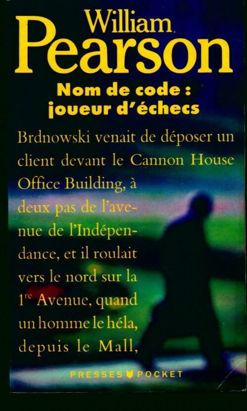 Nom de code : joueur d'échecs - William Pearson - Livre