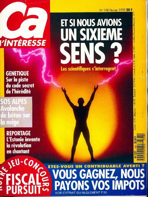 Ca m'intéresse n°108 : Et si nous avions un sixième sens ? - Collectif - Livre