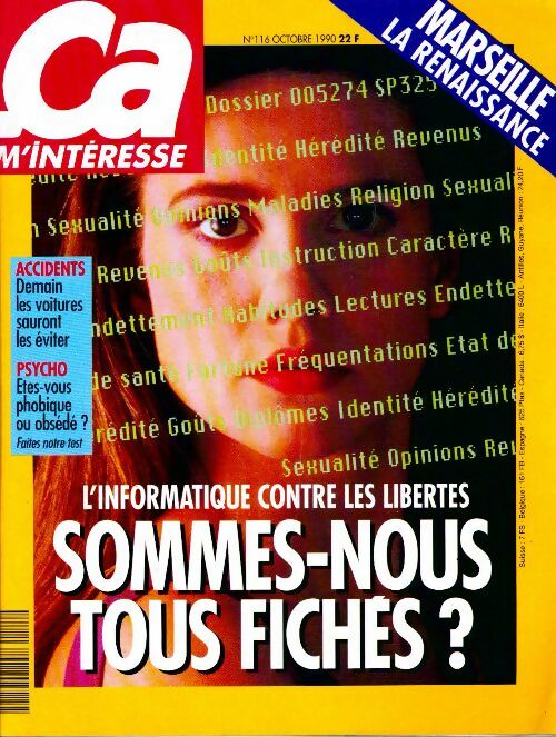 Ca m'intéresse n°116 : Sommes-nous tous fichés - Collectif - Livre