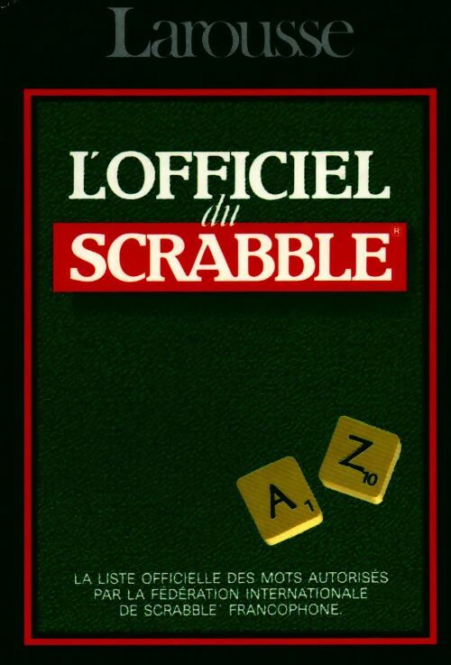 L'officiel du Scrabble - Inconnu - Livre