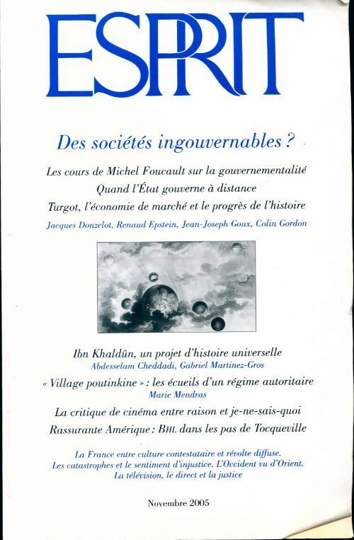 Esprit n°319 : Des sociétés ingouvernables? - Collectif - Livre