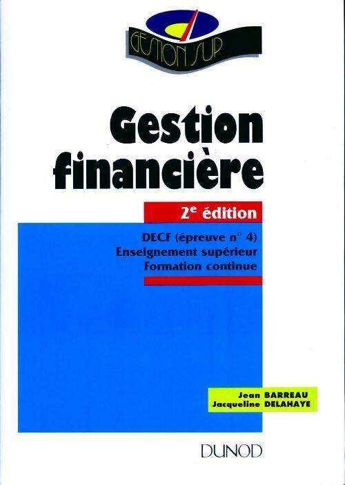 Gestion financière - Jean Barreau - Livre