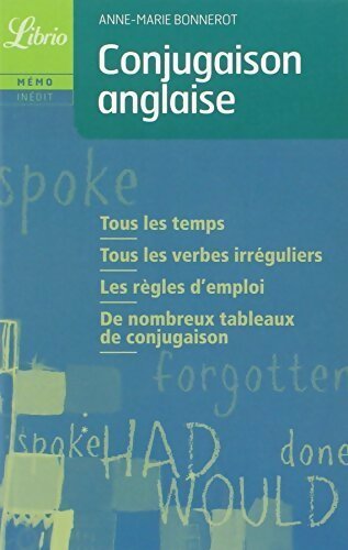 Conjugaison anglaise - Anne-Marie Bonnerot - Livre