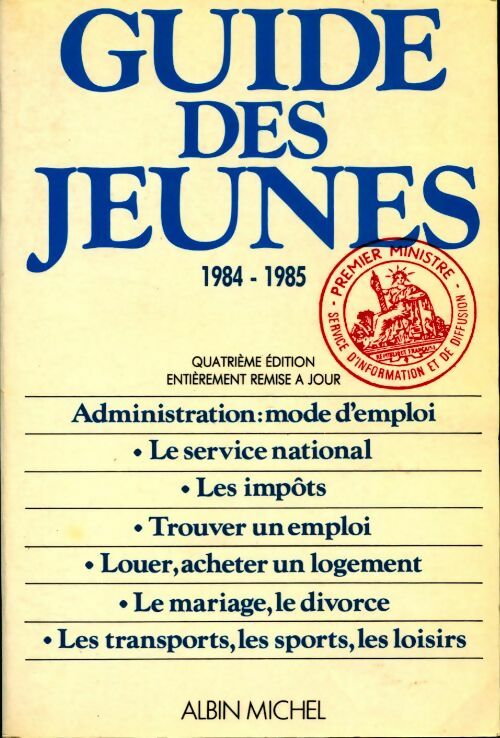 Guide des jeunes. 1984-1985 - Collectif - Livre
