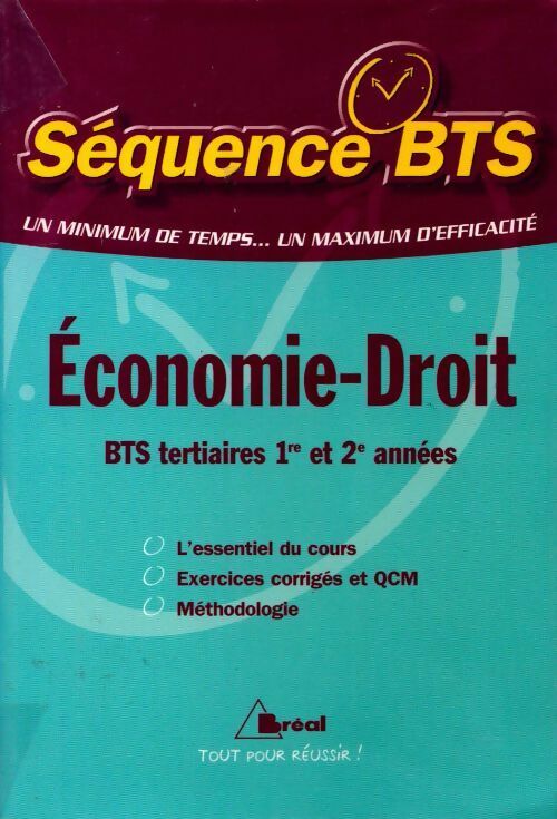 Economie-Droit BTS tertiaires 1re et 2e années - Patrick Simon - Livre