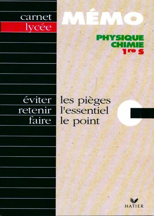 Physique Chimie 1ère S - Gérard Ansel - Livre