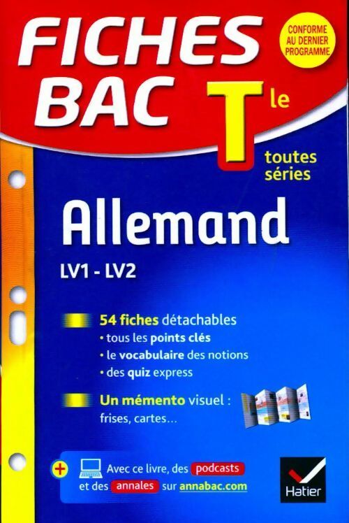 Allemand Terminale lv1 & lv2 - Michel Salenson - Livre