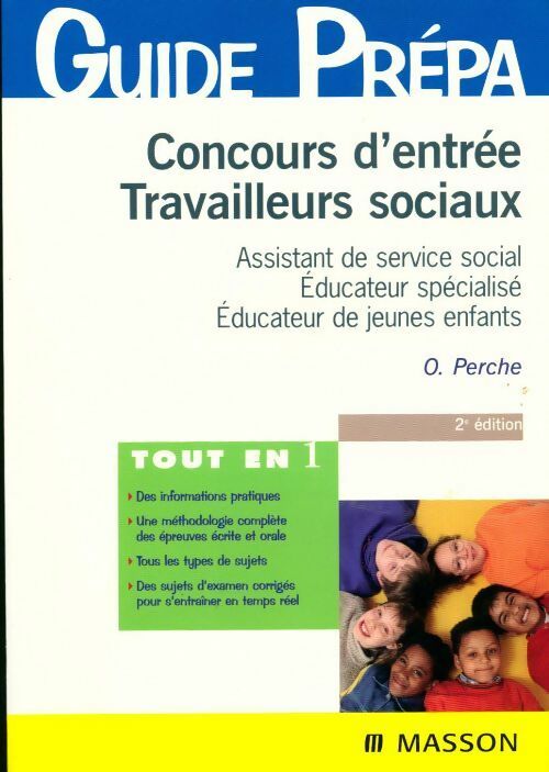 Concours d'entrée travailleurs sociaux  - Olivier Perche - Livre