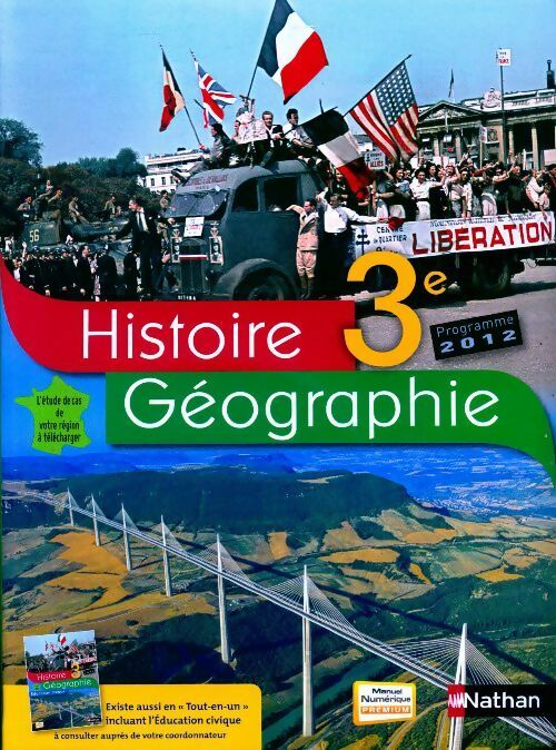 Histoire-géographie 3e - Anne-Marie Hazard-Tourillon - Livre