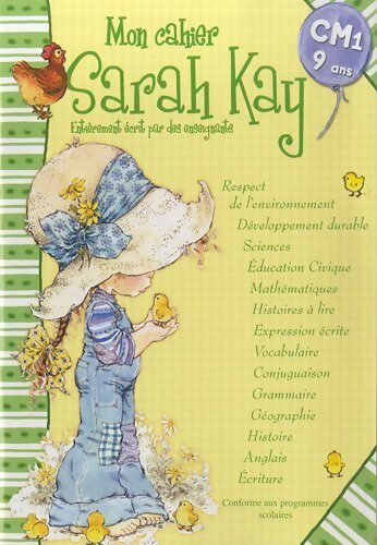 Mon cahier Sarah Kay CM1 - Madeleine Cardosi - Livre