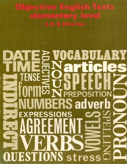 Objective English tests - A.R.B Etherton - Livre