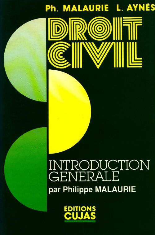 Droit civil. Introduction générale 1991 - Philippe Malaurie - Livre