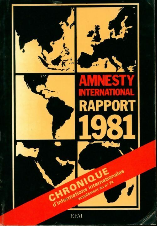Amnesty international. rapport 1981 - Collectif - Livre