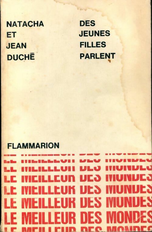 Des jeunes filles parlent - Natacha Duché - Livre