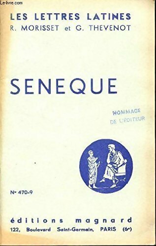Sènèque - G. Thévenot - Livre