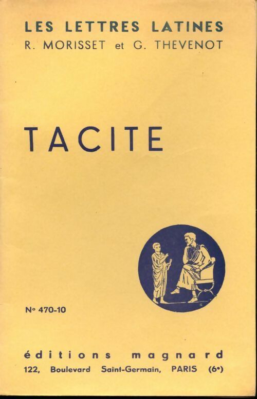 Tacite - roland Morisset - Livre