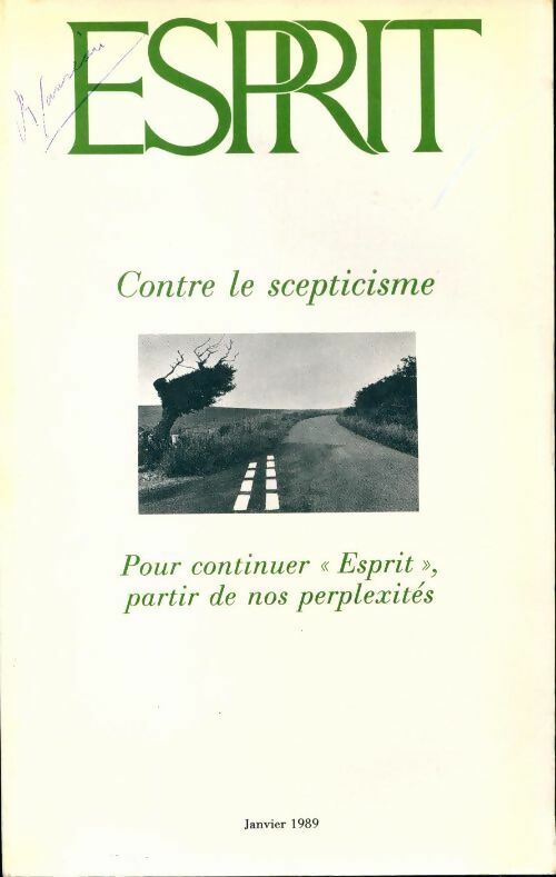 Contre le scepticisme - Collectif - Livre