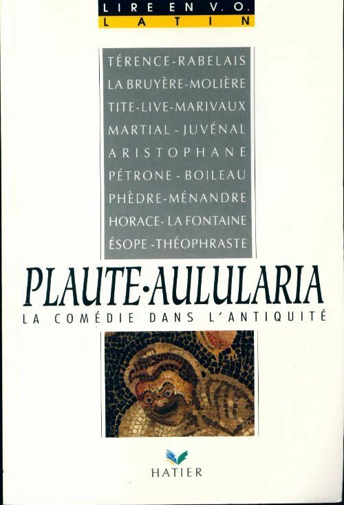 Plaute-Aulularia - Anette Flobert - Livre