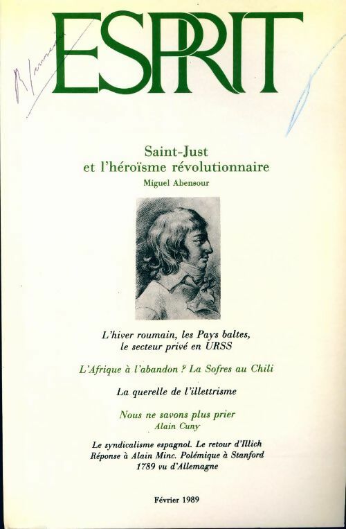 Saint-Just et l'héroïsme révolutionnaire - Collectif - Livre