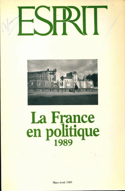 La France en politique 1989 - Collectif - Livre