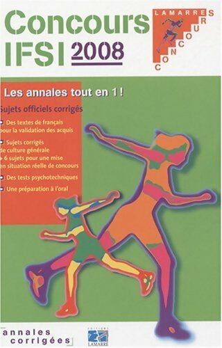 IFSI 2008. Sujets officiels corrigés - Sylvie Lefranc - Livre