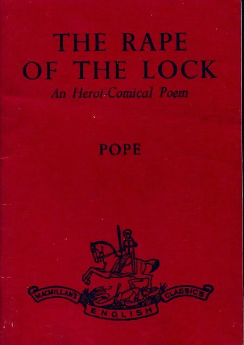 The rape of the lock - Alexander Pope - Livre