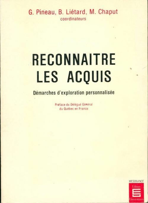 Reconnaître les acquis - Collectif - Livre